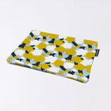 Flat pouch | Plum pattern | Hand-dyed fabric Umbrella cloth 100% cotton Pouch Made in Japan | Pattern of happiness 【 Fuwa Market Original 】 Fuwa Market