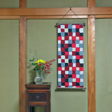 Tegugui | Ichimatsu | Hand-dyed fabric Tegugui 100% cotton Made in Japan | Kyoto artisan craftsmanship 【Fuwa Market Original 】 Fuwa Market