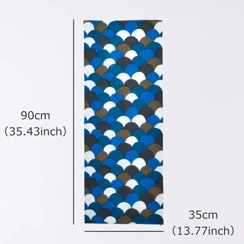 Tebukuroi | Aoba Wave Bark | Hand-dyed Fabric Tebukuroi 100% Cotton Made in Japan | Kyoto Craftsman Work 【 Fuwa Market Original 】 Fuwa Market