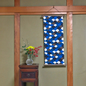 Tebukuroi | Aoba Wave Bark | Hand-dyed Fabric Tebukuroi 100% Cotton Made in Japan | Kyoto Craftsman Work 【 Fuwa Market Original 】 Fuwa Market