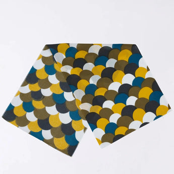 Tebukuroi | Aoba Wave Bark | Hand-dyed Fabric Tebukuroi 100% Cotton Made in Japan | Kyoto Craftsman Work 【 Fuwa Market Original 】 Fuwa Market