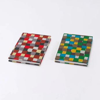 Goshuincho | Large size (B6) | Ichimatsu pattern | Hand-dyed Japanese paper Goshuincho Snake stomach style Made in Japan | Kyoto artisan craftsmanship 【Fuwa Market Original 】 Fuwa Market