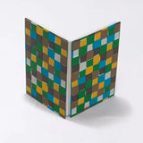 Goshuincho | Large size (B6) | Ichimatsu pattern | Hand-dyed Japanese paper Goshuincho Snake stomach style Made in Japan | Kyoto artisan craftsmanship 【Fuwa Market Original 】 Fuwa Market