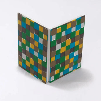 Goshuincho | Large size (B6) | Ichimatsu pattern | Hand-dyed Japanese paper Goshuincho Snake stomach style Made in Japan | Kyoto artisan craftsmanship 【Fuwa Market Original 】 Fuwa Market