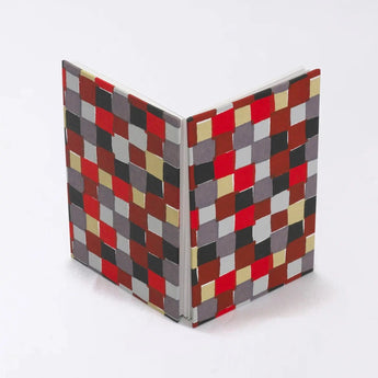 Goshuincho | Large size (B6) | Ichimatsu pattern | Hand-dyed Japanese paper Goshuincho Snake stomach style Made in Japan | Kyoto artisan craftsmanship 【Fuwa Market Original 】 Fuwa Market