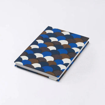 Goshuincho | Large size (B6) | Seikaiha wave pattern | Hand-dyed Japanese paper Goshuincho Serpent stomach style Made in Japan | Kyoto artisan crafted 【 Fuwa Market Original 】 Fuwa Market