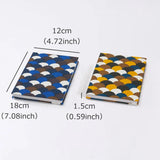 Goshuincho | Large size (B6) | Seikaiha wave pattern | Hand-dyed Japanese paper Goshuincho Serpent stomach style Made in Japan | Kyoto artisan crafted 【 Fuwa Market Original 】 Fuwa Market