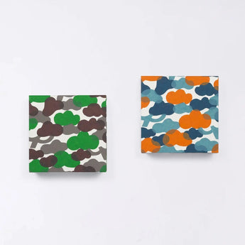 Memo pad | Matsukawa | Hand-dyed Japanese paper Block memo pad Made in Japan | Happiness pattern series Stationery 【 Fuwa Market Original 】 Fuwa Market