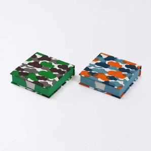 Memo pad | Matsukawa | Hand-dyed Japanese paper Block memo pad Made in Japan | Happiness pattern series Stationery 【 Fuwa Market Original 】 Fuwa Market