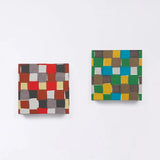 Memo pad | Ichimatsu | Hand-dyed Japanese paper block memo pad Made in Japan | Happiness pattern series Stationery 【 Fuwa Market Original 】 Fuwa Market