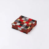 Memo pad | Ichimatsu | Hand-dyed Japanese paper block memo pad Made in Japan | Happiness pattern series Stationery 【 Fuwa Market Original 】 Fuwa Market
