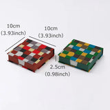 Memo pad | Ichimatsu | Hand-dyed Japanese paper block memo pad Made in Japan | Happiness pattern series Stationery 【 Fuwa Market Original 】 Fuwa Market