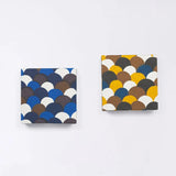 Memo Pad | Aomori Wave Pattern | Hand-dyed Japanese Paper Block Memo Pad Made in Japan | Happy Pattern Series Stationery 【 Fuwa Market Original 】 Fuwa Market