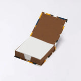 Memo Pad | Aomori Wave Pattern | Hand-dyed Japanese Paper Block Memo Pad Made in Japan | Happy Pattern Series Stationery 【 Fuwa Market Original 】 Fuwa Market