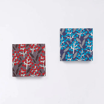 Memo pad | Nantenboku | Hand-dyed Japanese paper Block memo pad Made in Japan | Happy pattern series Stationery 【 Fuwa Market Original 】 Fuwa Market