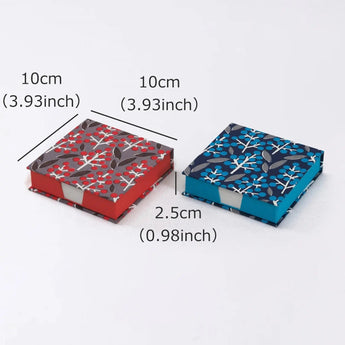 Memo pad | Nantenboku | Hand-dyed Japanese paper Block memo pad Made in Japan | Happy pattern series Stationery 【 Fuwa Market Original 】 Fuwa Market