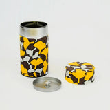 Tea Caddy | Silver Plum Pattern | Hand-dyed Japanese Paper Tea Container Made in Japan | Happiness Pattern Series 【Fuwa Market Original】 Fuwa Market