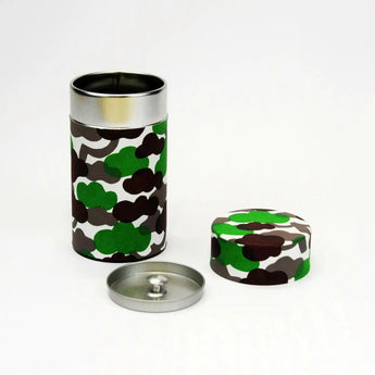 Tea caddy | Pine tree bark | Hand-dyed Japanese paper Tea container Made in Japan | Happiness pattern series 【 Fuwa Market Original 】 Fuwa Market