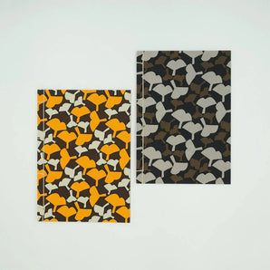 Washi Note | A5 | Silver Birch Bark | Hand-dyed Japanese Paper Note Stationery Made in Japan | Happy Patterns 【 Fuwa Market Original 】 Fuwa Market