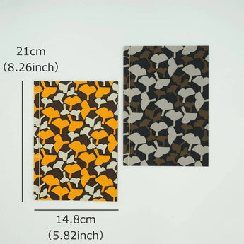 Washi-Notiz | A5 | Ginbari-Kimono | Handgefärbtes Washi-Papier Notizbuch Schreibwaren Japanisch Hergestellt | Glückliche Muster 【 Fuwa Market Original 】 Fuwa Market