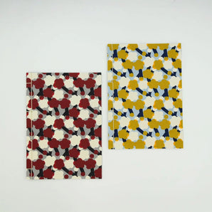 Japanese Washi Note | A5 | Plum Blossom | Hand-dyed Washi Paper Note Stationery Made in Japan | Happy Writing Style 【 Fuwa Market Original 】 Fuwa Market