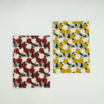 Japanese Washi Note | A5 | Plum Blossom | Hand-dyed Washi Paper Note Stationery Made in Japan | Happy Writing Style 【 Fuwa Market Original 】 Fuwa Market