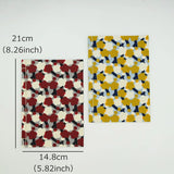 Japanese Washi Note | A5 | Plum Blossom | Hand-dyed Washi Paper Note Stationery Made in Japan | Happy Writing Style 【 Fuwa Market Original 】 Fuwa Market