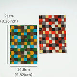 Washi Note | A5 | Ichimatsu | Hand-dyed Washi Paper Note Stationery Made in Japan | Pattern of Happiness 【 Fuwa Market Original 】 Fuwa Market