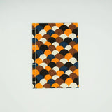 Washi-Notizbuch | A5 | Seeblaues Wellenmuster | Handgefärbtes Washi-Papier Notizbuch Schreibwaren Japanische Herstellung | Glückliches Muster 【 Fuwa Market Original 】 Fuwa Market