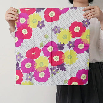 Ventilator 45cm | Kohaku Flachbildschirm grau | 100% Polyester | Musubi Musubi