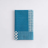 Hand-dyed | 100% silk | Cotton | Dyeing | Cut-edge small weave Blue Kamafune Kamafune