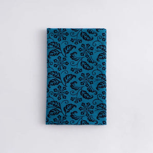 Handkerchief | 100% cotton | Cotton | Dyed | Koto Tang herb Blue | Botanical stick | Kamanu Kamanu