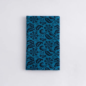 Handkerchief | 100% cotton | Cotton | Dyed | Koto Tang herb Blue | Botanical stick | Kamanu Kamanu