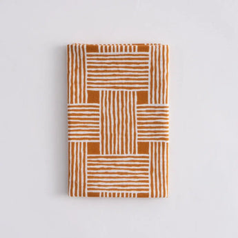 Handkerchief | 100% cotton | Cotton | Dyed | Traditional pattern | Check Orange | Kamanu Kamanu