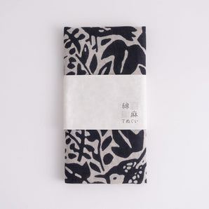 Hand-rolled | Hemp Sesame Cotton | Dyeing | Hand-rolled Hemp Tengu Torikusa Ink | Kamamanu 