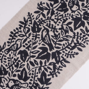 Hand-rolled | Hemp Sesame Cotton | Dyeing | Hand-rolled Hemp Tengu Torikusa Ink | Kamamanu 