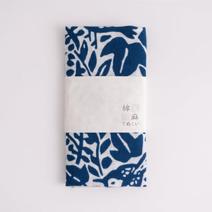 Hand knitting | Yarn hemp cotton | Dyeing | Yarn hemp knitting Torakusa Blue | Kamanu 