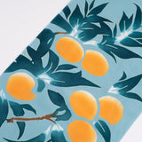 Hand-dyed | 100% silk | Cotton | Dyeing | Frontal decoration Honey cherry wood Kamafune Kamafune