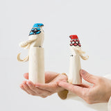 Ornament Blue Taka 15cm / Red Taka 12cm Set of 2 | Interior Object | Kazutaka Mino Kazutaka Mino