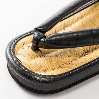 Natural bamboo grass mat L size Red / Black | K Bros. | Lightweight grass mat Lightweight grass mat