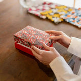 Sticker Box Case | Pine Tree Bark | Hand-dyed Japanese Paper Brush Box Made in Japan | Happy Pattern Series Small Item Holder 【 Fuwa Market Original 】 Fuwa Market