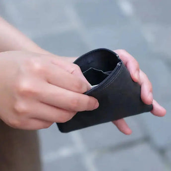 Washi Coin Case | mina perhonen | w memoria Dark Pink | Card Case with Small Coin Pocket | SIWA SIWA