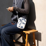 Washi Smartphone Sheet | mina perhonen | life puzzle Gray | Lightweight Crossbody Bag | SIWA SIWA