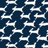 Washi Coin Case | mina perhonen | w run run run Dark Blue | Card Case with Small Change Pocket | SIWA SIWA