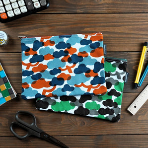 Flattport | Matsuzaki | Handgefärbter Stoff Segeltuch 100% Baumwolle Port Japanische Herstellung | Glückliche Muster 【 Fuwa Market Original 】 