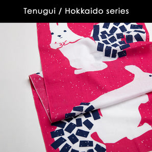 Hand-dyed | 100% silk | Cotton | Dyeing | Kazari Workshop Ezolis Animals Hokkaido 
