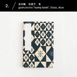 Goshuincho | Iroshibako Scroll Red / Blue | Chiyodashi Collection Stamp Book | Haibara (Haibara) Haibara