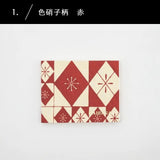 Snake stomach memo pad | Iroshibako red / blue | Japanese paper memo paper | Haibara (Haibara) Haibara