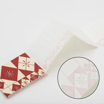 Snake stomach memo pad | Iroshibako red / blue | Japanese paper memo paper | Haibara (Haibara) Haibara