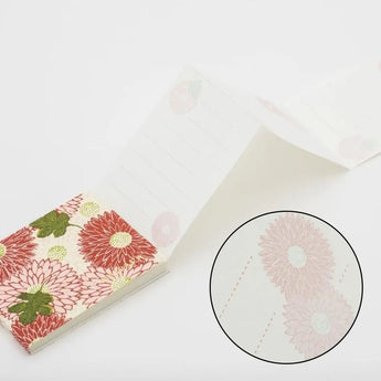 Snake stomach memo book | Juyougi Aka / Ki | Japanese paper memo paper | Haibara (Haibara) Haibara